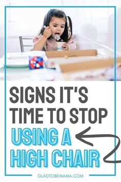 As you notice your child growing more and more, questions like, ‘when to stop using a high chair’ will cross your mind. There is no doubt that your child will have to stop using a high chair at some point, but that age can look different for every child. In this article, we’ll go over crucial topics such as signs of readiness and how to transition out of a high chair. #highchair #boosterseat #parentingtips #firsttimemomtips #toddlercaretips #whentostopusingahighchair Wooden High Chairs, Toddler Behavior, Positive Parenting Solutions, Parenting Solutions, Conscious Parenting, Its Time To Stop