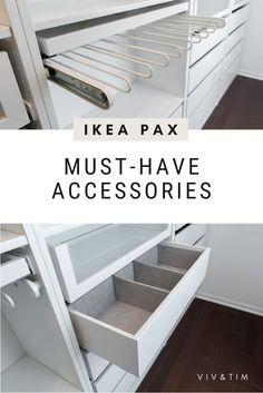 the ikea pax must have accessories in it