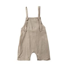 Halter Outfit, Playsuits Outfit, Toddler Overalls, Linen Romper, Baby Boy Romper, Boys Romper, Baby Outfits