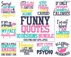 some type of stickers that say funny quotes and don't be afraid to describe them