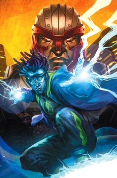 Black Lightning Static Shock, Static Dc, Milestone Comics, Stanley Lau, Superhero Artwork, Static Shock, Black Comics, Black Lightning, Imaginary Friend