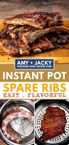 the instant pot spare ribs recipe is easy to make and delicious for any griller