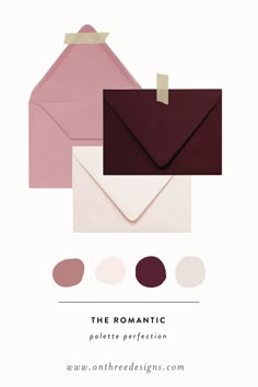 the romantic palette is perfect for any color scheme