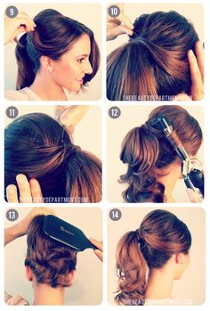 This tutorial from The Beauty Department, is the perfect style for day or night! A 50’s inspired ponytail could be worn at work with a classic black pencil skirt, ruffles blouse, and mary-jane pumps... Vintage Ponytail, Barbie Ponytail, Hair Envy, Hair Today, Great Hair, Hair Dos, Ponytail Hairstyles, Gorgeous Hair, Diy Hairstyles