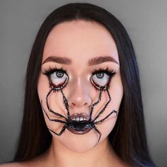 Maquillage Halloween Simple, Halloween Makeup Tutorial Easy, Creative Halloween Makeup, Halloweenský Makeup, Holloween Makeup, Amazing Halloween Makeup