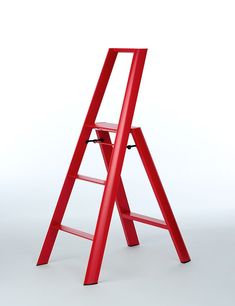 Red 3 Step Stool, 3 Step Ladder, Ladders & Scaffolding, Step Ladders, Conran Shop, Home On The Range, Red Dot Design, Step Ladder, Galeries Lafayette