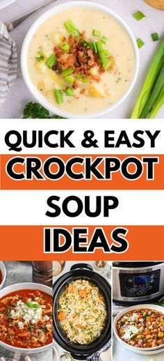 quick and easy crockpot soup ideas