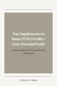 The Essential PCOS Supplement Guide | Wellspring Nutrition | Discover the top supplements to boost PCOS fertility in this essential guide. Created by a Fertility Nutritionist, this blog post covers key nutrients that support hormone balance, reproductive health, and PCOS management. Whether you're trying to conceive (TTC) or seeking PCOS Support, these expert-backed supplements can enhance your fertility journey naturally. | Start your pregnancy journey today. Supplement Guide, Myo Inositol, Fertility Supplements, Hormone Balance, Get Pregnant