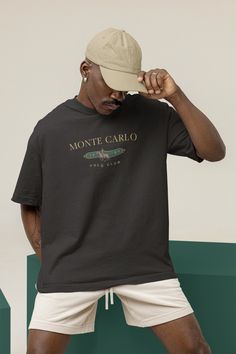 Indulge in a touch of classic sophistication with our Monte Carlo Polo Club Retro T-shirt. Embodying the essence of vintage luxury, this tee exudes timeless elegance and relaxed refinement, perfect for the modern-day trendsetter. Retro Elegance, Modern Comfort: With its retro-inspired design and relaxed fit, this tee is a testament to both vintage charm and contemporary comfort. Crafted with premium materials, it offers a smooth, lightweight feel, making it an ideal choice for casual outings or Mens Vintage Graphic Tees, T Shirt Design Inspiration Graphic Tees Retro Vintage, Monaco Travel, Club Tshirt, T-shirt Print Design, Luxurious Lifestyle, Graphic Tee Outfits, Retro Mode, Shirt Print Design