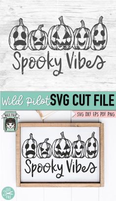 halloween svg cut files with pumpkins and jack - o'- lanterns