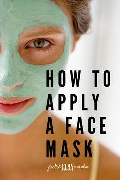 Do you apply a thick or thin layer of your favorite clay or mud mask? Should you apply with your fingers or face mask brush? We answer those questions + more. Face Mask Design Ideas Cute, Mud Masks, Face Mask Design Ideas, Face Mask Brush, Mask Brush, Face Care Routine, Face Mask Tutorial, Face Mask Recipe, Mask Tutorial