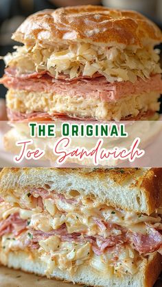 The Original Joe Sandwich Original Joe Sandwich Recipe, Joe Sandwich Recipe, Shaved Beef Sandwich Recipe, Warm Sandwich Recipes, Loose Meat Sandwich Recipe, Football Dip, Loose Meat Sandwich, Sandwiches For Dinner, Joe Sandwich