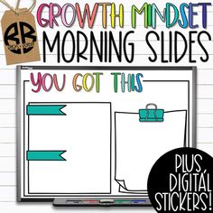 the growth mindset morning slides you got this