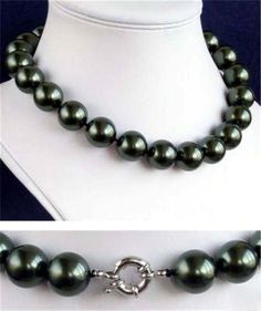 Beauty 10mm South Sea Black Shell Pearl AAA Round Beads Necklace 18" AAA+   Item Description: size(Approx): 10mm (Beads) Quantity: 1 Strand length: 18" Color: -- Clasp: -- &&&&: Sale the items does not include box. Payment Policy&Shipping Policy We accept PayPal Please pay within 24 hours If no payment or contact is made with in 7 days item will be relisted. Thank YouPlease make sure the "Ship To" address you input in Paypal is correct.Items are shipped within 1-2 business days.Combine shipping: Bidding on multiple auctions? Simply wait until all of the auctions have ended and complete the ebay checkout within 7 days.The shipping address must be the same as the Paypal registered address.All of our items are shipped via Air Mail within 1-2 business days upon receiving paymentand you will re Large Pearl Necklace, Pearl Rope, Tahitian Pearl Necklace, Round Bead Necklace, Cheap Necklaces, Pearl Jewelry Necklace, Shell Jewelry, 2019 Fashion, Pearl Pendant Necklace