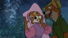 the fox and the hound are talking to each other