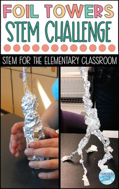 Stem At Home, Straw Tower Stem Challenge, Paper Tower Stem Challenge, No Prep Stem Activities Elementary, Easy Stem Projects, Stem Challenges Middle School, Easy Stem Challenges, Low Prep Stem Challenges, Easy Stem Activities Elementary