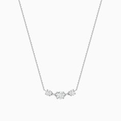 In a bustling world of ever-changing expectations, this Interlocking X's Diamond Solitaire Necklace represents a bold yet timeless message of love. Shimmering diamond accents and detailed gold silhouettes combine to create the iconic Xs and Os, emblematic of the Ecksand maison. Accent diamonds: 0.20+ ctw, VS2+/F+ Pendant dimensions: 12x3 mm approx. Chain width: 1 mm approx. Chain length: 16 / 18 in. Chain type: Diamond-cut trace chain Closure: Lobster clasp Solitaire Necklace, Diamond Solitaire Necklace, Solitaire Necklaces, Recycled Gold, Love Messages, Conflict Free Diamonds, Diamond Solitaire, Jewelry Pieces, Of Love