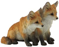 PRICES MAY VARY. Perfect gift for those that love Wild Life Great craftmanship. Measurement: W: 5.50 Material: Poly Stone This gorgeous 5.5 Inch Two Fox Pups Decorative Statue Figurine, Orange and White has the finest details and highest quality you will find anywhere! 5.5 Inch Two Fox Pups Decorative Statue Figurine, Orange and White is truly remarkable.5.5 Inch Two Fox Pups Decorative Statue Figurine, Orange and White Details: ; Condition: Brand New ; Item SKU: SS-US-WU75451AA ; Dimensions: W: Fox Decorations, Ceramic Fox, Fox Pups, Outdoor Garden Statues, Fox Home, Fox Gift, Steampunk Design, Animal Statues, Baby Fox