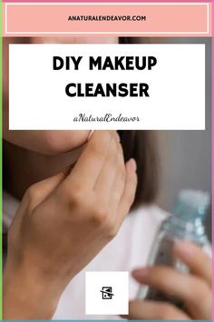 Discover how to create a DIY makeup remover at home with this simple recipe. Skip the store-bought options and save money by making your own natural and affordable solution. Follow these easy steps and enjoy a budget-friendly alternative to remove makeup effectively. Lactic Acid Skincare, Skincare For Dark Spots, Skincare For Teens, Makeup Cleanser, Homemade Makeup Remover, How To Remove Makeup, Makeup Removal Tips, Skincare For Dry Skin, Diy Makeup Remover