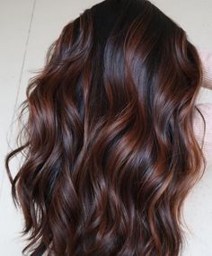 The Most Stunning Hair Colour Ideas For Brunettes - Blush & Pearls Fall Brunette Hair Color 2023, Dark Brown With Auburn Highlights, Hair For Hazel Eyes And Fair Skin, Brunette Hair Color With Red Highlights, Caramel Bayalage On Dark Hair, Medium Length Dark Brown Hair Balayage, Brunette Auburn Balayage Dark Brown, Red Low Lights For Brown Hair, Brunette Balayage Hair Caramel Red