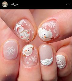 Korean Nail Art Christmas, Noel Nail, Dog Nail Art, Nailart Ideas, Nail 2024, Xmas Nail, Nail Display, Inspiration Nails