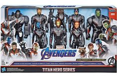 the avengers action figures are in their packaging