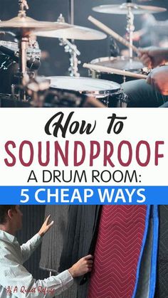 how to soundproof a drum room 5 cheap ways