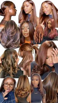 Loose Braids Black Women, Honey Brown Hair Braids, Afro Hair Color Ideas, Honey Brown Hair Black Women, Honey Brown Curls, Honey Brown Hair, Ginger Hair Color, Types Of Hair, Dyed Natural Hair