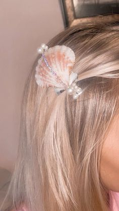 Mystical Hair, Ocean Hair, Beach Wedding Hair, Scallop Shell