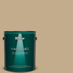 the behr marquee paint is brown and has a green tint on it