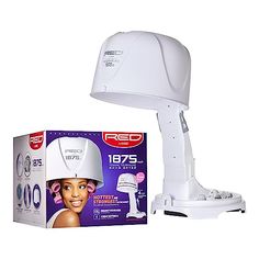 RED By KISS 1875 Watt Ceramic Tourmaline Professional Hood Dryer, 4 Heat Settings Blow Dryer for Home & Salon, Height Adjustable Convenient Hooded Hair Dryer Hooded Dryer, Hair Dryer Accessories, Short Natural Curly Hair, Portable Hair Dryer, Natural Hair Short Cuts, Beautiful Braided Hair, Hair Frizz