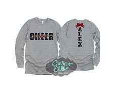 Glitter Cheer Mom Shirt | Cheer Shirt | Cheer Bling | Cheer Spirit Wear | Long Sleeve Shirt | Customize  Colors PLEASE READ BEFORE ORDERING Please read full description before ordering we cannot be responsible for mistakes made by not reading the full description. ORDERING INSTRUCTIONS: 1. Select your Garment Size/Color Each size must be selected separately. Please do NOT leave a list of sizes in the notes. This will delay your order 2. In the Personalization Section(Add requested info before checking out/paying)  IF YOU DON'T WANT GLITTER PLEASE LET US KNOW We will need the following information: (If you want to remove any words or numbers please state that in the notes) (If you want the shirt to be the colors in the picture please state that in the notes) - Cheerleader's name ( one name) Cheer Spirit Wear, Cheer Mom Shirt, Cheer Spirit, Cheer Shirt, Cheer Mom Shirts, Pom Pom Girl, Cheer Shirts, Cheer Mom, Spirit Wear