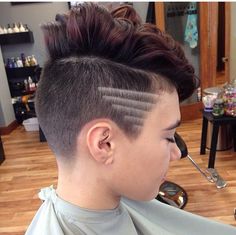 Side Shave Design, Boys Haircuts With Designs, Shaved Undercut