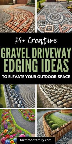 gravel driveway edging ideas to elevate your outdoor space