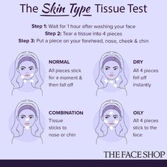 Skin Types Test, How To Know Your Skin Type Test, Skin Type Test, Skin Advice, Skin Care Routine Order