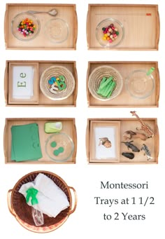 Montessori Trays 12 Months, Montessori 24 Months, Montessori Color Activities, Montessori Toys 2-3, Montessori Toddler Activities 2 Year, Montessori Two Year Old, Montessori Basics, Montessori Works, Montessori Trays