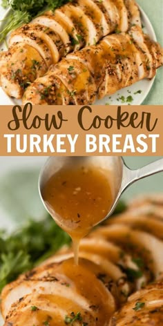 this slow cooker turkey breast is the best way to cook it in less than 30 minutes