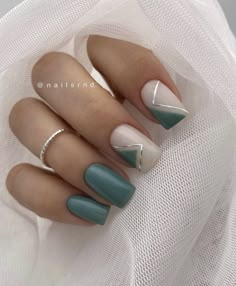 Classy Nail Designs, Manicure Nail Designs, Fancy Nails Designs, Nail Art Designs Videos, Blush Nails, White Nail, Work Nails, Short Acrylic Nails Designs