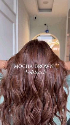 Mocha Color Hair, Mocha Hair, Hair Color Caramel, Brunette Hair With Highlights, Hairstyles For Layered Hair