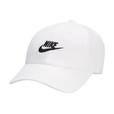 A classic mid-depth cap with plenty of styling options, this Nike Club Cap comes in smooth cotton twill that has a soft wash for easy comfort from day 1. The precurved bill lends itself to casual styling, and the adjustable back-strap lets you find the right fit. Benefits Nike Club caps feature a mid-depth design with classic style, versatile for any occasion. Cotton twill feels soft and smooth on your skin for easy, all-day wear. Mid-depth design fits just above the head for a versatile profile Bone Da Nike, Nike Sportswear Mens, Wash Baseball Cap, Visor Beanie, Nike Cap, Mens Club, Sporty Chic, Golf Outfit, Cotton Twill Fabric