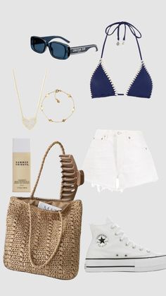 Custom Tennis Shoes, Preppy Summer Outfits, Outfit Inspo Summer, Shoes Air, Cute Preppy Outfits, Simple Trendy Outfits, Really Cute Outfits, Cute Summer Outfits, Summer Fashion Outfits