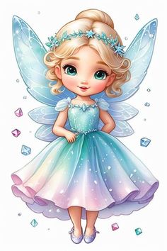 Cute Fairy Drawings, Fairy Garden Watercolor, Putri Aurora, Life Tips And Tricks, Fairy Cartoon, Clipart Flowers, African Princess, Fairy Art Dolls, Elves And Fairies