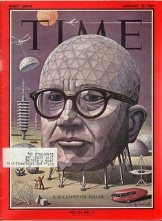 the cover of time magazine with an image of a man's head in glasses