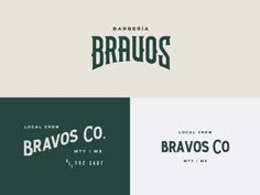 the logos for bravo's co