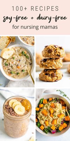 Dinner Dairy Free, Mspi Recipes, Breastfeeding Snacks, Dairy Free Soy Free