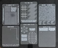 the instructions on how to make a tic - tac - toe game board