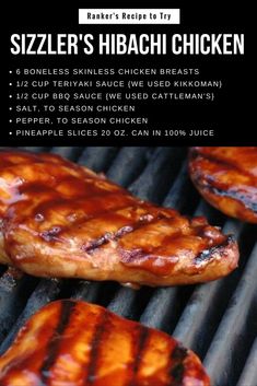 Sizzler Copycat Recipes, Sizzlers Recipes, Chicken Sizzler Recipe, Hibachi Chicken Recipe, Sizzler Recipes, Outdoor Griddle Recipes, Blackstone Cooking, Hibachi Recipes, Steakhouse Recipes