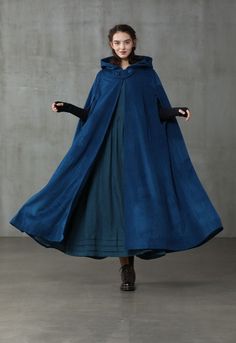 Vampire Warrior, Cloak Black, Elegant Coats