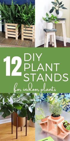 12 diy plant stands for indoor plants