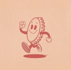 an image of a cartoon character running